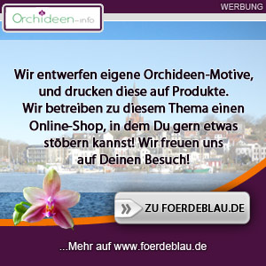 Tolle Produkte mit Orchideen-Motiven auf www.foerdeblau.de